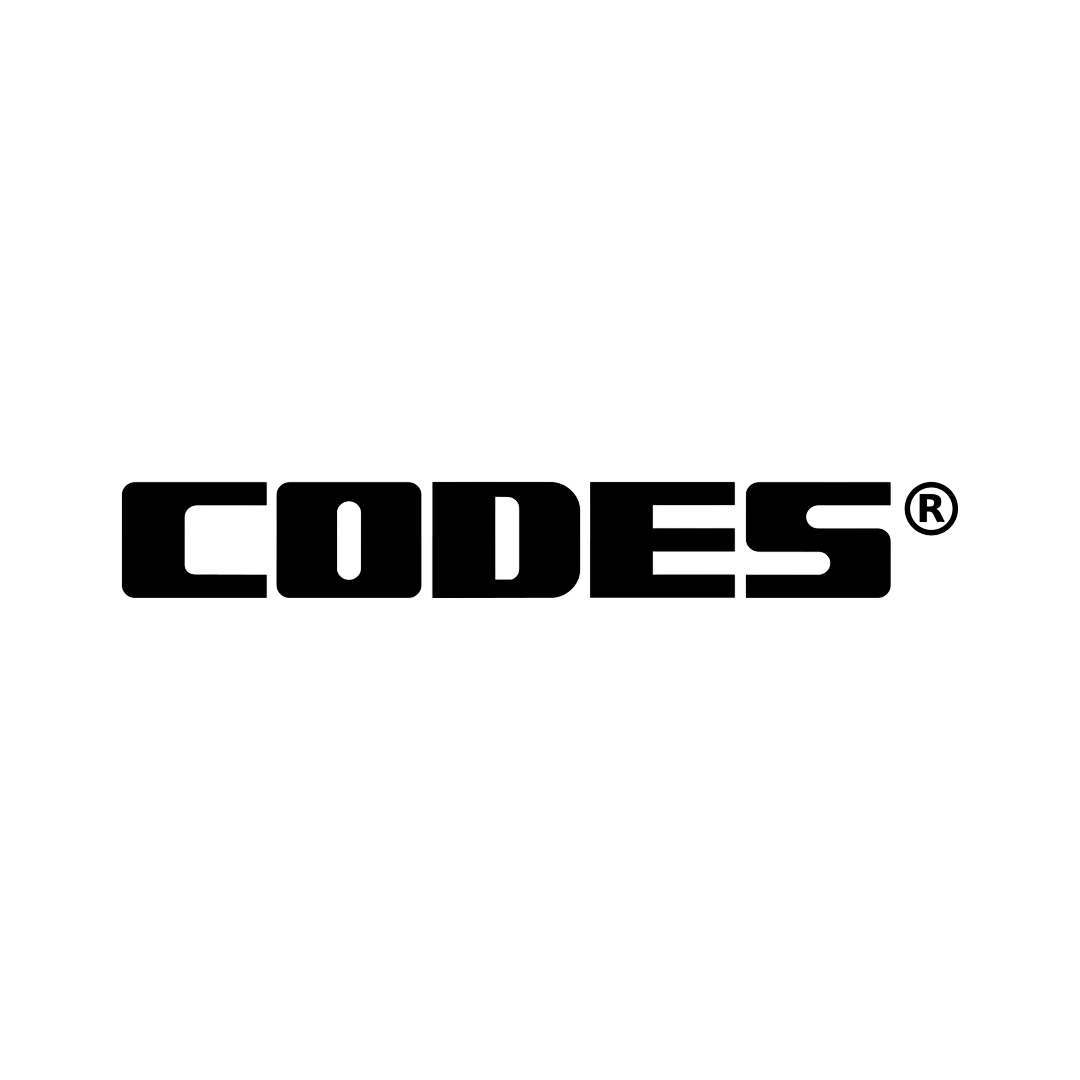 Logo codes letras negras PNG